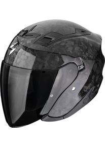 Scorpion EXO-Z1 Carbon Onyx, open face helmet , color: Black/Dark Grey , size: XS