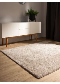 benuta Basic Vaskbart langh&aring;ret teppe Soho Beige 160x160 cm Uni