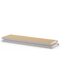 eurokraft basic Legbord van spaanplaat, VE = 2 stuks, diepte 386 mm, breedte 1436 mm