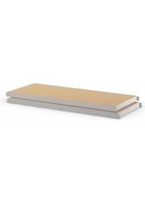 eurokraft basic Legbord van spaanplaat, VE = 2 stuks, diepte 586 mm, breedte 1436 mm