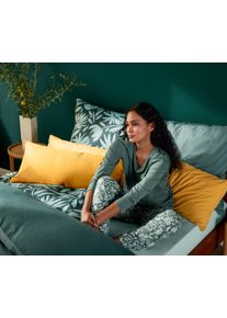 Tchibo - Pościel z mikrowł&oacute;kna - kolor: zielony