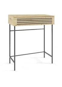 Feldmann-Wohnen Konsolentisch Svaar Eiche Artisan 80 / 40 / 90cm , Holz , 1 Fächer , 1 Schubladen , Rechteckig,Rechteckig , 80x90x40 cm , Wohnzimmer, Wohnzimmertische, Konsolentische