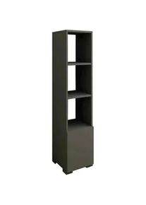 Livetastic Bücherwand , Anthrazit , Holzwerkstoff , Uni , 3 Fächer , 31x136x30 cm , stehend , Wohnzimmer, Regale, Bücherregale