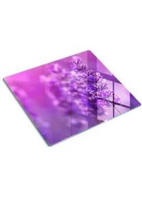 Tulup Glasplatte 60x52 cm Lavendel , Glas , 60x0.4x52 cm , Küchen, Küchenelektrogeräte, Herde, Herdabdeckplatten