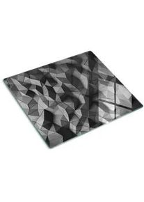 Tulup Glasplatte 60x52 cm 3D , Glas , 60x0.4x52 cm , Küchen, Küchenelektrogeräte, Herde, Herdabdeckplatten