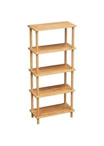 [en.casa] Bücherregal Hirvensalmi , Holzwerkstoff , 60x137x29 cm , Wohnzimmer, Regale, Bücherregale
