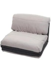 MCW Schlafsessel Anthrazit, Hellgrau , Textil , 75x60x75 cm , Wohnzimmer, Sofas & Couches, Schlafsofas, Schlafsessel