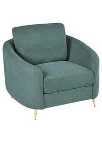 Beliani Sessel Polsterbezug Grün Trosa , Textil , 99x88x86 cm , Wohnzimmer, Sessel, Polstersessel