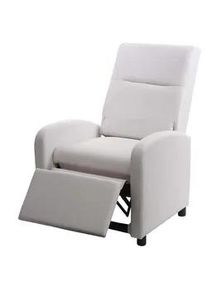 MCW Relaxsessel Weiß , Textil , 70x99x75 cm , Wohnzimmer, Sessel, Relaxsessel