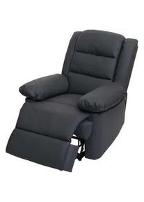 MCW Relaxsessel Grau , Leder , 87x101x150 cm , Wohnzimmer, Sessel, Relaxsessel