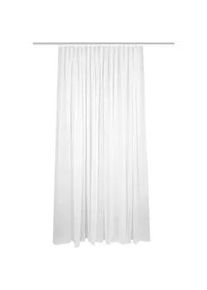 Fertigstore , Weiß , Textil , Uni , 250x245 cm , Heimtextilien, Vorhänge, Fertigvorhänge, Fertigstore