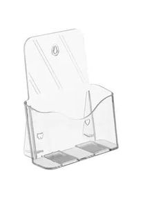 Relaxdays Flyer Aufsteller , Kunststoff , 17.5x20x8.5 cm , Bilder & Rahmen, Pinnwände & Magnettafeln