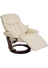 MCA Relaxsessel 2 Beige , Leder , 90x105x82 cm , Wohnzimmer, Sessel, Relaxsessel