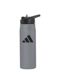 adidas Performance Fľa&scaron;a na vodu 'Metal Bottle Screw Top 0.6' Muži siv&aacute; / čierna XS-XL
