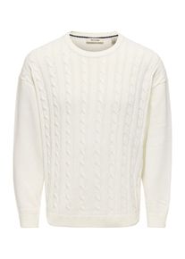 Only & Sons Only & Sons Pull-over 'ONSLAMARD' Homme blanc taille XS