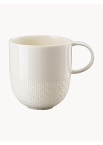 Rosenthal Porcelain Mug Kumi White China Ø 8 x H 9 cm, 330 ml