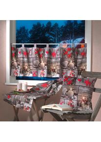 Weckbrodt Tischläufer »Flackernde Kerzen« Leinen in bunt, Größe B/L: 40 cm x 140 cm