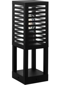 Eglo Stehlampe &raquo;ALAMONTE 3&laquo; E27 1 Stk. Stehleuchte in schwarz aus Alu in schwarz, Gr&ouml;&szlig;e H&ouml;he: 45 cm