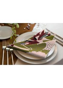 Adam Stoffserviette »Jungle« GOTS organic, zertifiziert durch CERES 0242Made in Germany in bunt