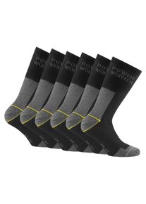 Rohner Socks Kurzsocken »Socken Power Worker Wilmax 3er Pack 6er Pack« in schwarz, Größe 35-38