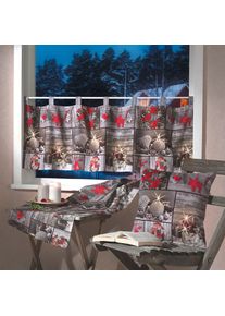 Weckbrodt Tischläufer »Flackernde Kerzen« Leinen in bunt, Größe B/L: 40 cm x 90 cm