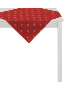 Apelt Mitteldecke »2607 Christmas Elegance in rot, Größe B/L: 84 cm x 84 cm