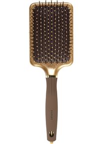 Olivia Garden Damen Haarb&uuml;rste &raquo;EXPERT CARE RECTANGULAR Nylon Bristle Gold&Brown L&laquo; in goldfarben, Gr&ouml;&szlig;e Durchmesser x Breite x L&auml;nge: &Oslash; 4,5 mm x...