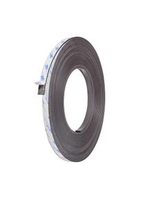 Self-adhesive magnetic tape, strong 15 mm | 3 mm | 15 m, ferrite, black
