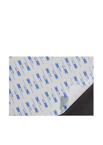1 Magnetic foil self-adhesive, strong, natural 148 x 210 mm - A5 | 3M 9448A | 0.9 mm, black