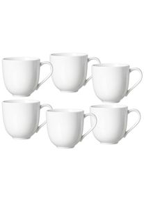 Ritzenhoff & Breker , Becher »Skagen« 6-teilig, zeitlos moderne Ästhetik, 400 ml , Weiß