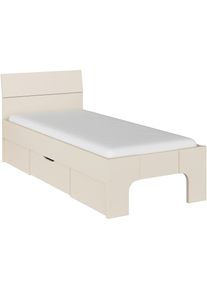 rauch , Bett »Einzelbett Doppelbett Stauraum Landhausstil MARLENE Breite 120/140 cm« Breite 90x200 cm oder 140x200 cm, in 2 Breiten mit geräumigem...