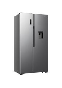 GORENJE , Side-by-Side »NS9DXLWD« 178,6 cm hoch 91 cm breit , grau