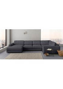 Home Affaire, Wohnlandschaft &raquo;Bloomfield, Mega Polsterprogramm, Breite 405cm, viel Platz, U-Form&laquo; mit extra tiefer Sitzfl&auml;che, wahlweise mit 