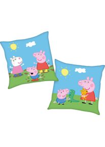 Peppa Pig , Dekokissen »« mit tollem Motiv , bunt + bedruckt , Obermaterial: 100% Polyester , B/L: 40 cm x 40 cm