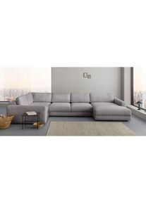 Home Affaire, Wohnlandschaft &raquo;Bloomfield, Mega Polsterprogramm, Breite 405cm, viel Platz, U-Form&laquo; mit extra tiefer Sitzfl&auml;che, wahlweise mit 