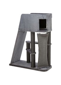 Trixie Kratzbaum Active mit Kletterrampe grau 122 cm