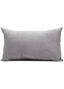 Gözze , Dekokissen »Capri Cord« , anthrazit + unifarben , Obermaterial: 100% Polyester. Füllung: 100% Polyester , B/L: 30 cm x 50 cm