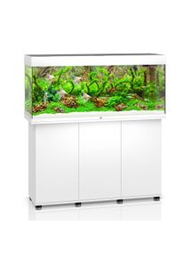 JUWEL Rio 240 LED Komplett Aquarium mit Unterschrank SBX wei&szlig;