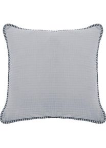 done. , Dekokissen »Nayla« unifarben, Reißverschluss, Kissenhüle ohne Füllung, 1 Stück , stone + unifarben , Obermaterial: 100% Baumwolle , B/L:...