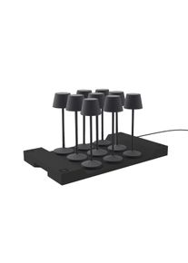 Lumisky 9 Lampade da Tavolo con Vassoio di Ricarica H25CM EMILY