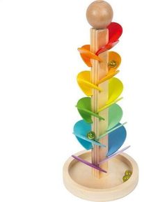 Small Foot Klang-Murmelbahn Regenbogen | multicolored