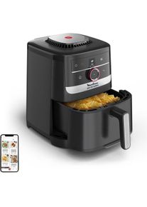 Moulinex Easy Fry Silence EZ5728F0 - Airfryer - Tot 6 personen - 5 L- 8 programma's (EZ5728F0), Fritteuse, Schwarz