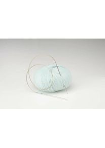 Addi Gustav Selter GmbH & Co. KG AD1057100-2.50 Rundstricknadel, Metal, Silber/Gold, 100 cm L&auml;nge x, Nadel, Silber