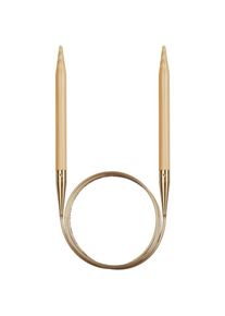 Addi Gustav Selter GmbH & Co. KG Rundstricknadel Bamboo, 80cm, St&auml;rke 7, Nadel, Braun