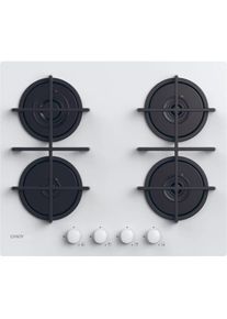 Candy Gas CVG6WW, Kochfeld, Weiss