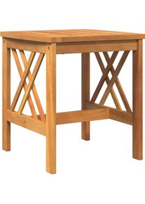 vidaXL, Gartenbeistelltisch + Gartenservierwagen, Brauner Beistelltisch