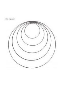 Rayher Metallringe beschichtet, 20cm, silber