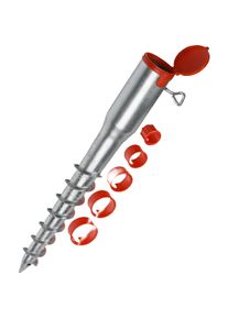 Relaxdays, Sonnenschirmständer, Bodenhülse