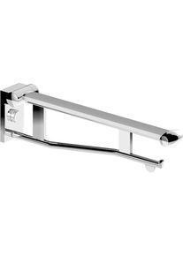 KEUCO, Haltegriff + Badewanneneinstiegshilfe, St&uuml;tzklappgriff PLAN CARE WC 700mm abnehmbar vc/sw