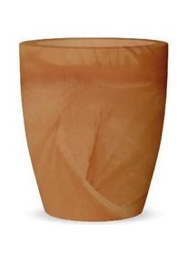 Newgarden, Blumentopf, VIOLETA 30 Pflanzengefäss rund ø30x33cm terrakotta 13L mit Wasserspeicher aussen